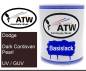 Preview: Dodge, Dark Cordovan Pearl, UV / GUV: 1L Lackdose, von ATW Autoteile West.
